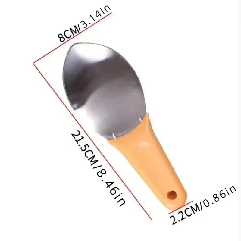 Hot Multifunctional Mango Spoon Mango Knife Cutting Granule Tool Peeler Peeler Mango Avocado Scoop Kitchen Fruit Tool — image 7