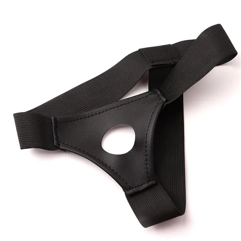Men Strap On Dildo Panties Wearable Hollow Penis Lengthen Sleeve Strapon Harness Belt for Man Sex Toys For Woman
