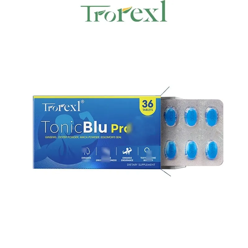 36-360 Pill Blue Tabletter Sundhedsprodukt Mænd Power Klinisk bevist formel