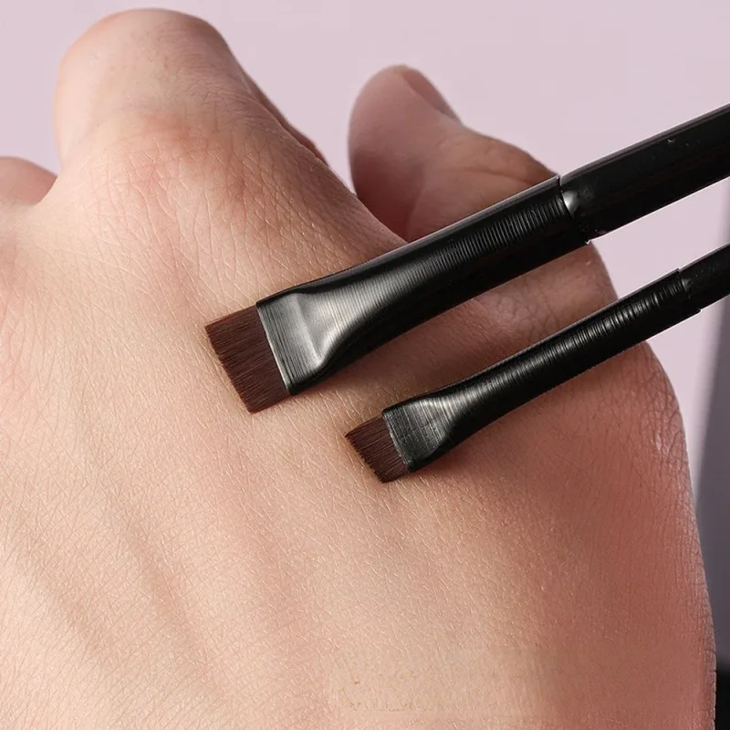 Makeup Brushes for Women Flat Fine Blade Eyebrow Contour Brush Eyeliner Brush Professional Liner Brow Cosmetic Beauty Tools — image 2
