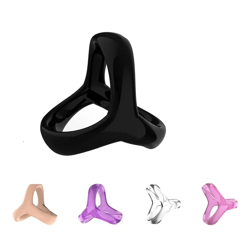 Male Penis Rings Reusable Silicone Semen Lock Ring Stronger Erection Cock Ring Dick Cock Ring Sexy Sex Toys For Men Adult Toys — image 1
