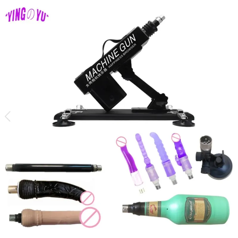 Strong Motor Automatic Vibartor Sex Machine with Dildo Attachments Adjustable Gun Love Machine Sex Toys for Man Women Adult Game — image 11