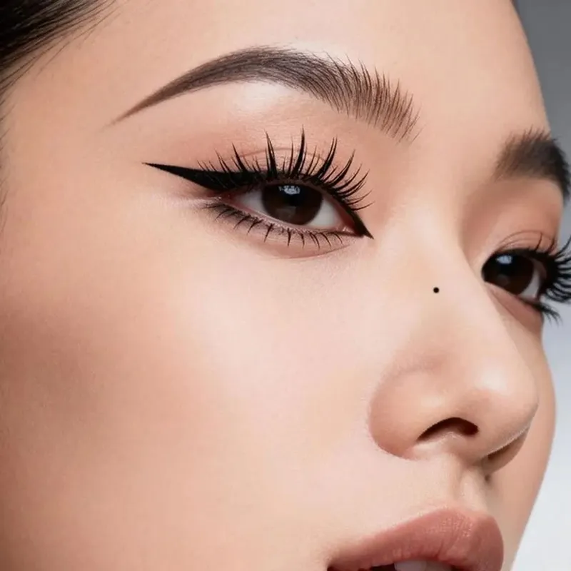 Waterproof Eye Makeup Stamping Pen Set Smudge Resistant Long Lasting Eyeliner Stamp Pen Portable Ultra Fine Eye Makeup Tools