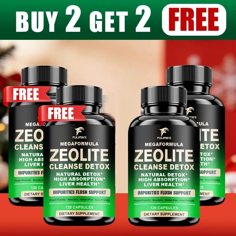 Acquista 2 Ricevi 2 gratis! Zeolite Cleanse Detox Capsule Argilla Clinoptilolite per la rimozione di metalli pesanti e tossine Pulizia naturale di tutto il corpo — image 1