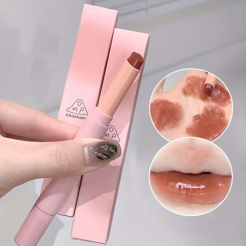 Hydrating Lipstick with Mirror Shine - Waterproof Long-Lasting Lip Tint in Rosy Hues for All Skin Types — image 3
