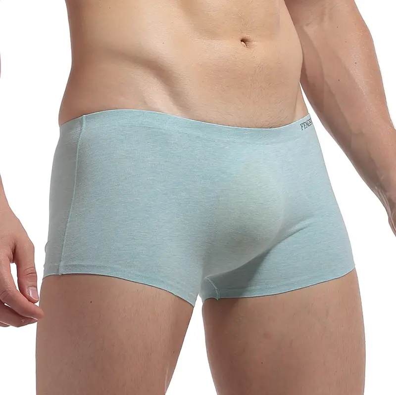 Men's Underwear Boxers Men Elasticity Breathable Trunk Boxer Comfortable Seamless Man Solid Underpants Shorts Panties — image 16
