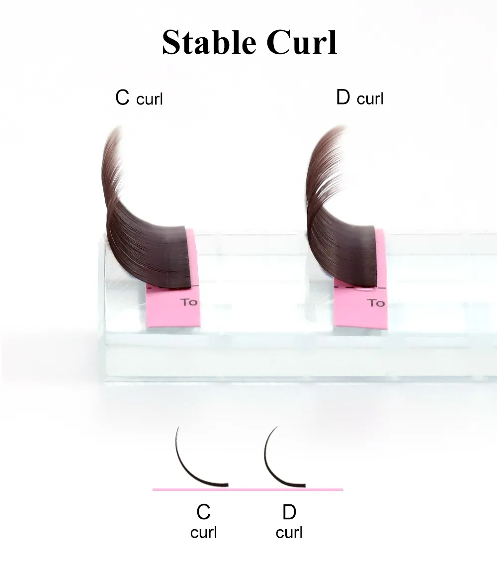 Light Brown Mix Eyelash 7-15mm Mink Lash False Individual Faux Eyelashes Cilia Extension for Eye Beauty — image 6