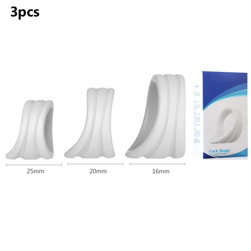 Silicone Male Foreskin Corrector Penis Rings Cock Ring Male Glans Expose Delay Ejaculation Cockrings Sex Toys For Men Adults Toy — image 7