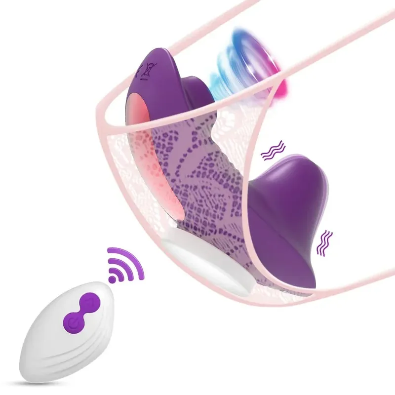 Remote Control Vibrator Sex Toys for Women Wearable Sucking Vibrators Clitoris Vagina Stimulator Clit Sucker Toy for Adult 18+