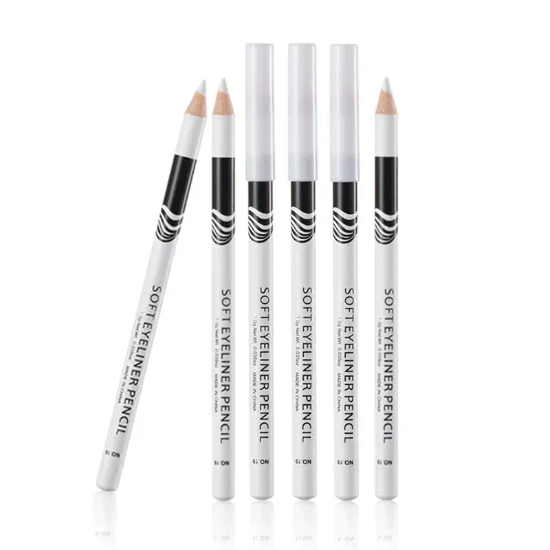 1PC New White Eyeliner Makeup Lasting Smooth Easy To Wear Eyes Brightener Waterproof Fashion Eyes Liner Pencils Eye Makeup Tools — image 3