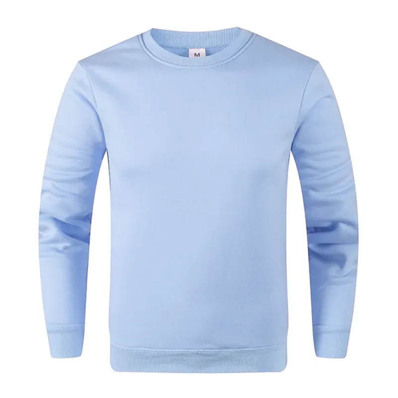 Men's Basic Pullovers Casual Sweatshirts for Men Women Solid Color Spring Autumn Hoodie Sports Long Sleeve Sweatshirt Techwear — image 15