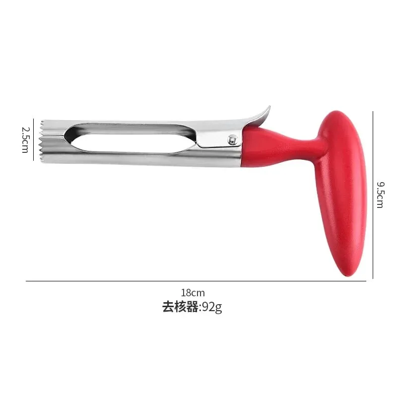 Premium Apple Corer Stainless Steel Apple Pears Core Remover Tool Fruit Cutter Seeder Slicer Knife Kitchen Vegetable Tools — image 4