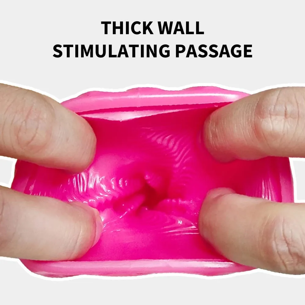 Portable Male Masturbation Cup for Men Safe Soft Fidget Toys Orgasm Male Masturbator Sex Toy Realistic Vagina Adult Goods — image 4