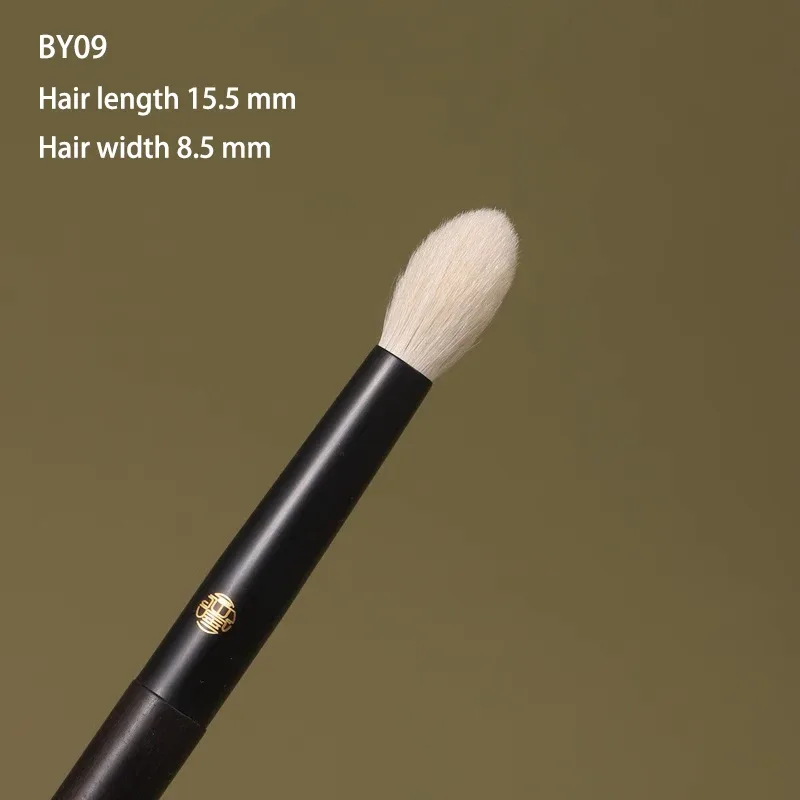 Limited||Professional Handmade Makeup Brushes 1PC White Lynx Hair Eye Shadow Blending Brush Ebony Handle Make Up Brush