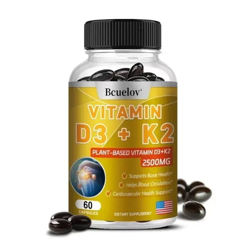 Vitamin D3 + K2 MK-7 - D3 Vitamin Supplement 2 in 1 Supports Immune Heart Joint Dental & Bone Health - Easily Absorbed — image 8