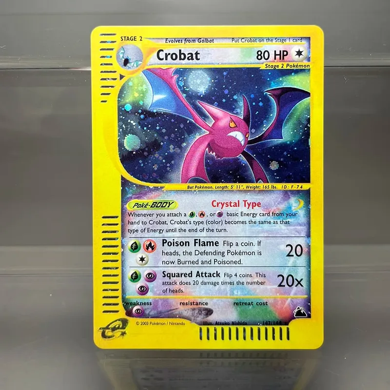 Kad PKM Charizard Steelix Celebi Kad Kerajang Tunggal Magneton Gengar Kad Koleksi Permainan Klasik Kad Proksi PTCG — image 23
