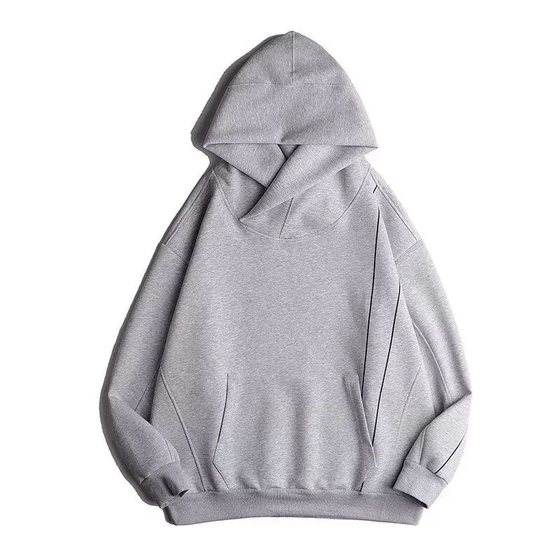 Autumn Men's Windbreaker Turtleneck Hooded Sweatshirts New Japanese Ninja Hoodies Women Line Print Oversized Y2K Vintage Hoodie — image 24