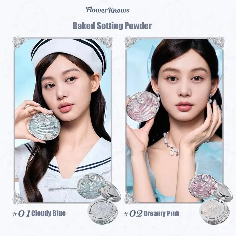 Flower Knows Make Up Sets Cosmetics Full Set Shells Pearl Eyeshadow Lip Gloss Blushes For Cheek Highlighter Gift Box Makeup Kit — image 5