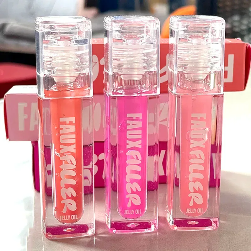 Hot Beauty Bombshell Sugar Baby Shiny Non-Sticky Lip Gloss Hydrating Crystal Clear Lip Oil Plumping Moisturizing Lipstick Makeup — image 6