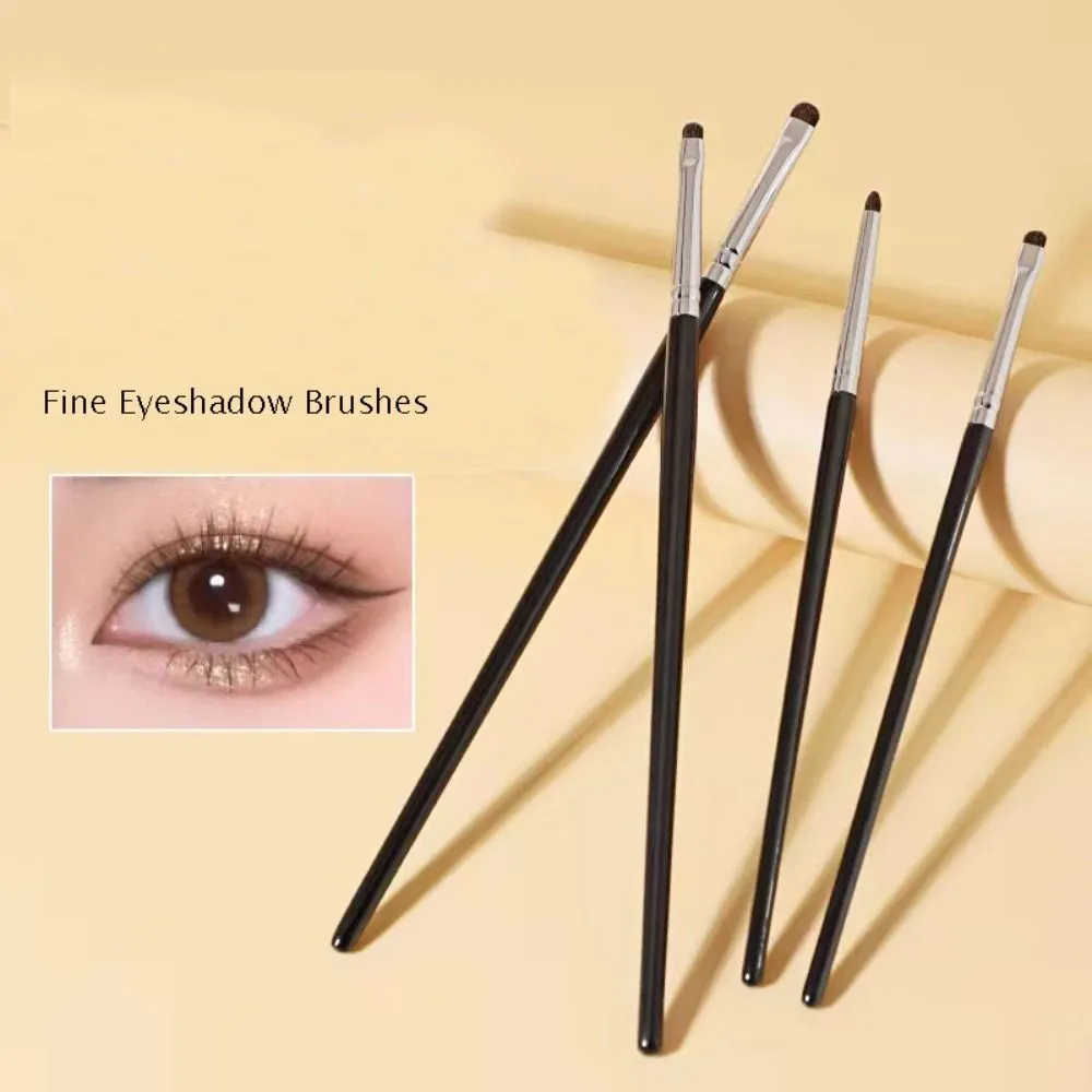 Soft Fine Eyeshadow Brushes Smudge Eyeliner Makeup Brush Eyelid Highlighter Lying Silkworm Makeup Brushes Tools Eye Makeup — image 4