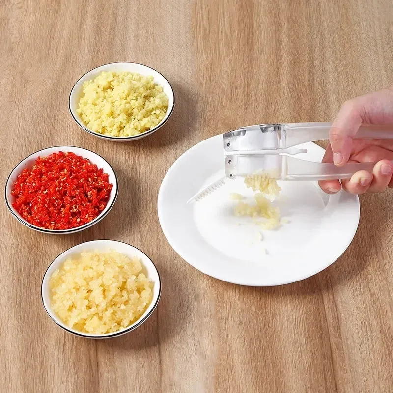Household manual garlic press creative multi-purpose double-sided garlic slicer kitchen garlic puree small tools wholesale — image 6