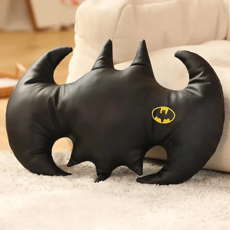 Pictorial Black Bat Shaped Plush Pillow Cool Superman Sofa Cushion Bay Window Nap Pillow Stuffed Animal Toys Hobbies Xmas Gifts — image 14