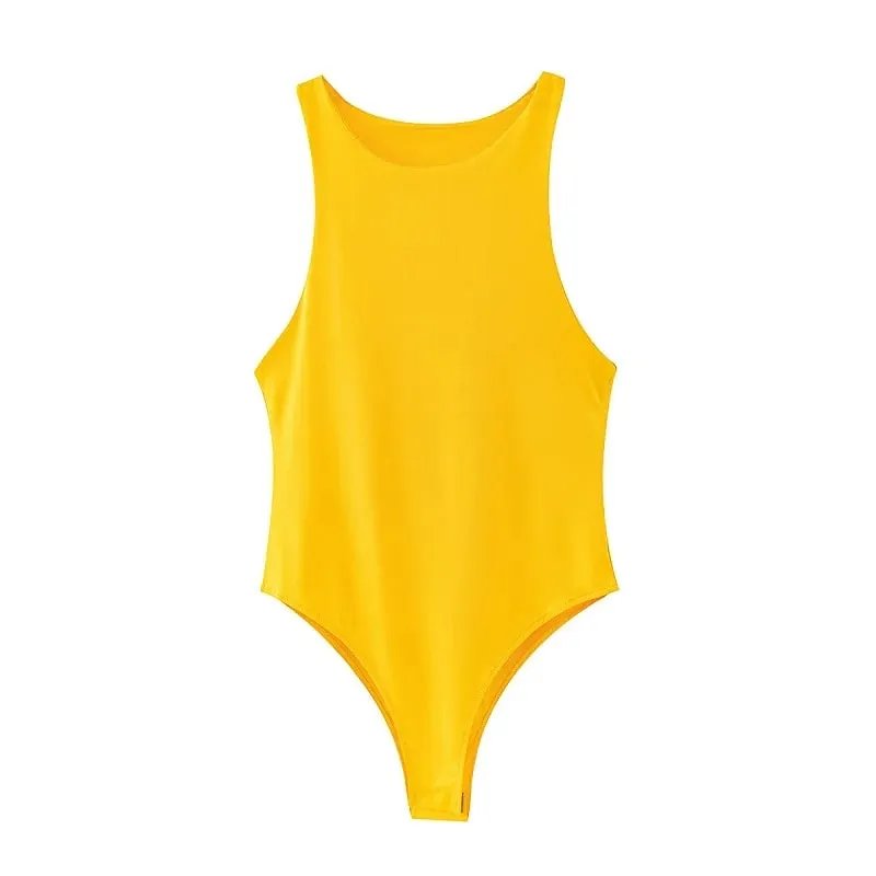 2025 summer solid sexy bodycon women bodysuits female 8 color green slim casual bodysuit chic lady club short playsuits femme — image 14