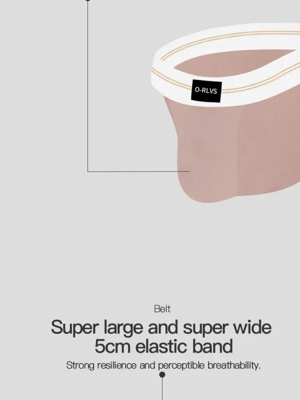 Slip da uomo senza cuciture con design all'anca, intimo da uomo, pantaloni corti da ragazzo, super larghi, larghi 5 cm, con fascia elastica indipendente — image 13
