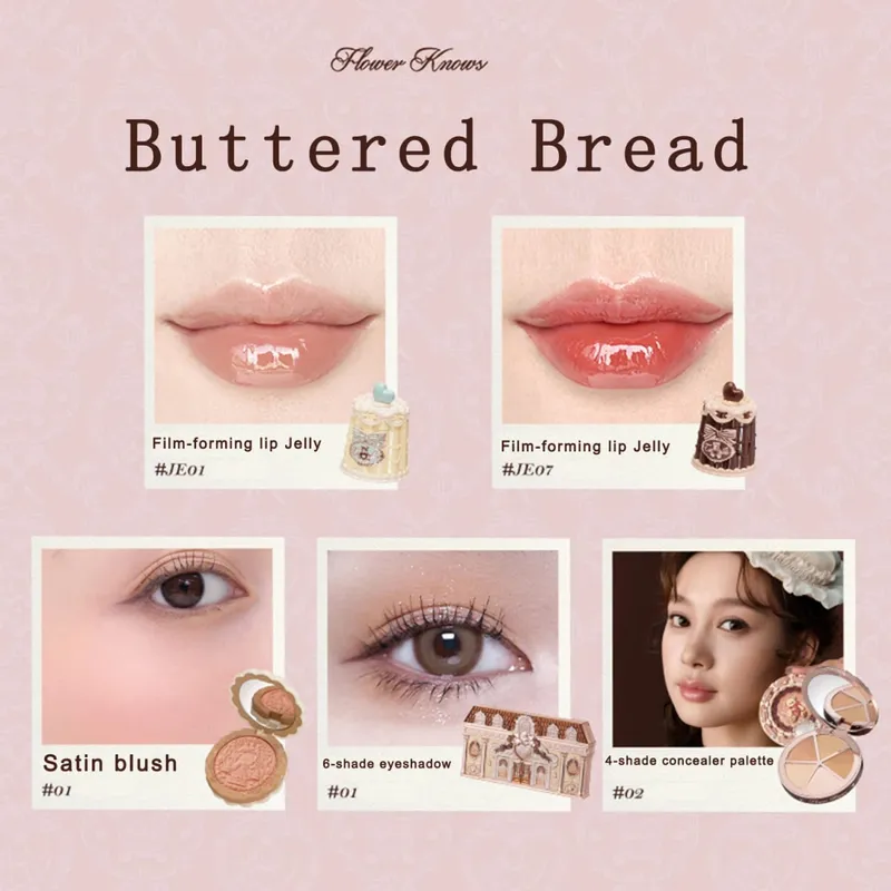 Sweety Bear Cookie Collection Viral Make Kit Lip Gloss Cream Blush Concealer