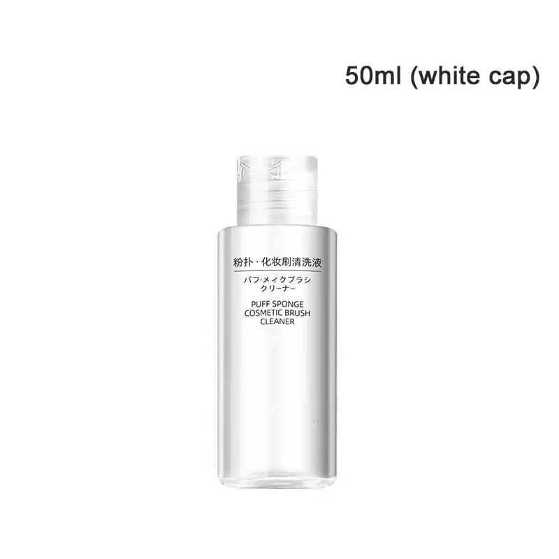 50/80/100ml Makeup Brushes Sponges Cleaning Liquid Make Up Egg Sponge Air Cushion Puff Makeup Tool Mild Transparent Gel Cleaner
