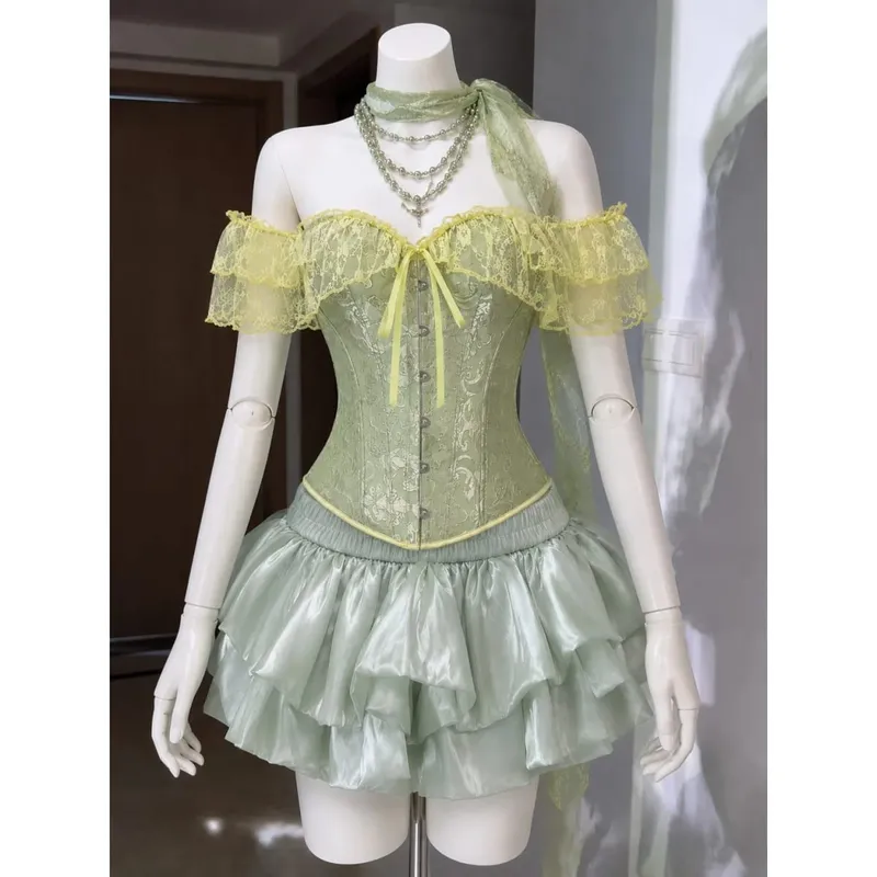 Estate Y2k dolce nero Lolita abito donna abbigliamento casual giapponese Kawaii abito da sera abbigliamento da festa capispalla Vintage Chic Nuovo