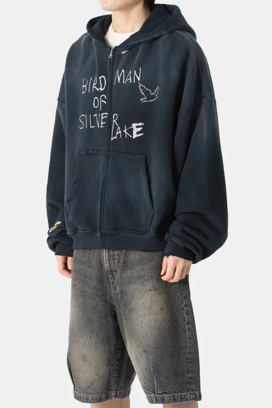 Nieuwe Oversize PALY Hoodies Heren Vrouw Gewassen Zwart Beschadigd Beste kwaliteit Casual Vintage Vest Zip Sweatshirts