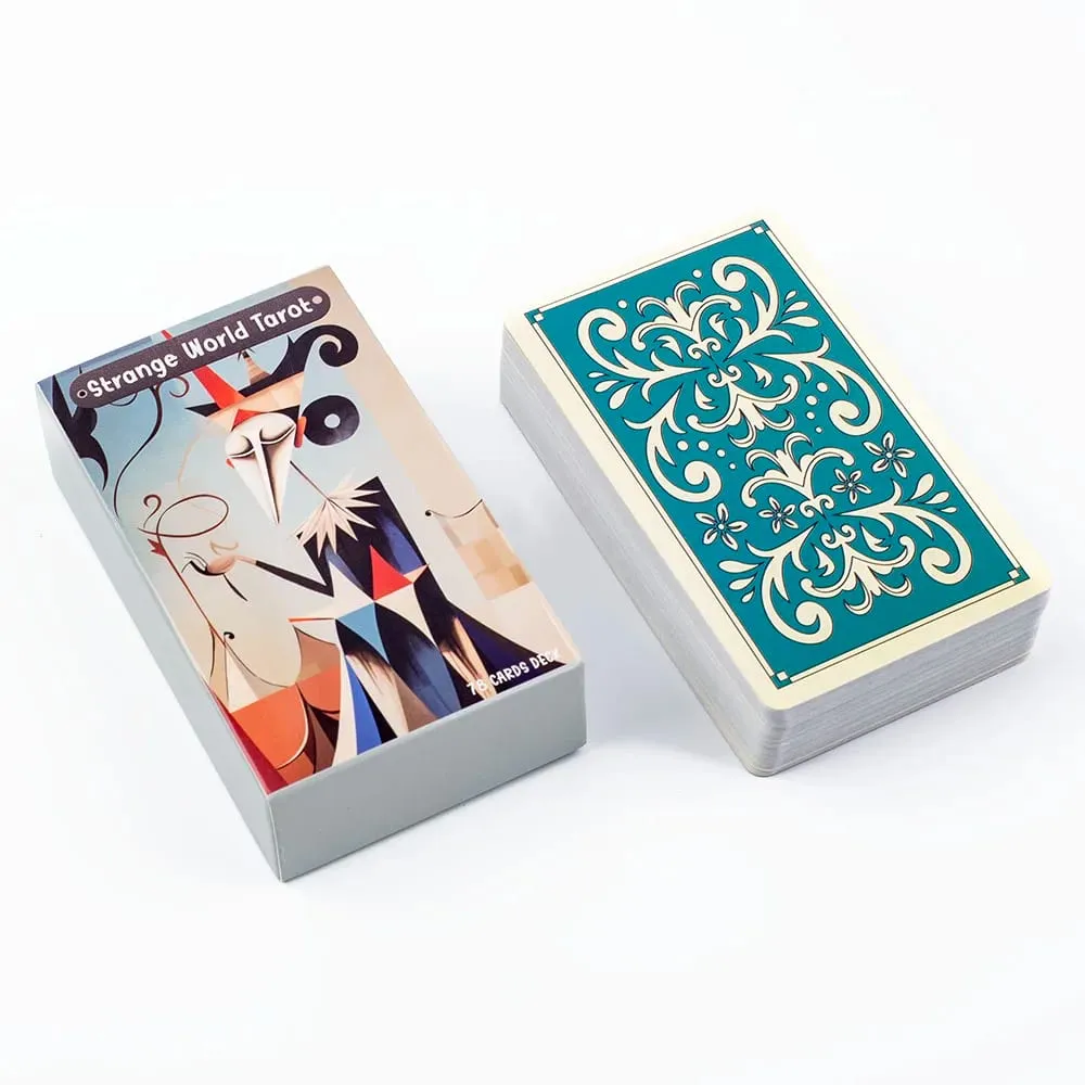Hot Sales Strange World Tarot 78 Cards Deck Fate Divination Tarot Cards Fortune Telling Card Games Party Board Game 10.4*6 CM