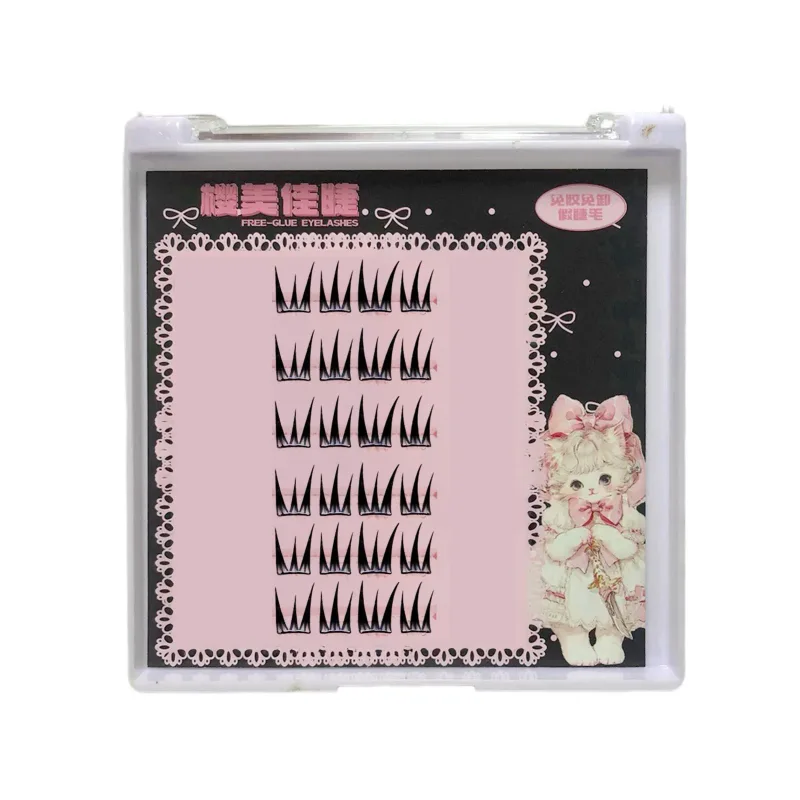Extensions de faux cils au Volume moelleux, boucles naturelles en forme de V, grande capacité, usage quotidien, maquillage parfait pour les yeux des femmes — image 11