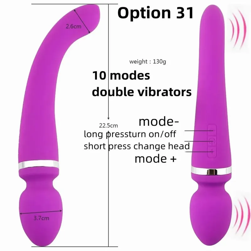 Body Massage Vagina Magic Wand Massager AV Vibrators Dildo Masturbator Product Clitoris Stimulator Adult Sex Toy Women Men Penis — image 33