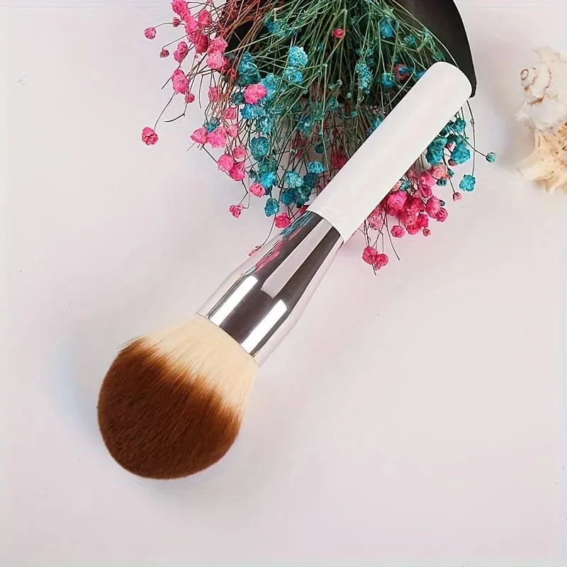 Big Size Powder Makeup Brushes Quick Powder Contour White Handle Synthetic Hair Make Up Brush Beauty Tools Cosmetics