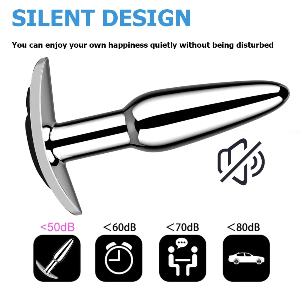 Anal Plug With Push 10 Vibration Modes Anal Toy For Men Prostate Massager Sex Toys With Remote Control Vibrator Anal Toys for 18 — image 5