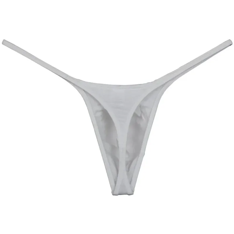 Men Modal String Thong Underwear Male Minimal Coverage Hipster T-back Jock Strap — image 9