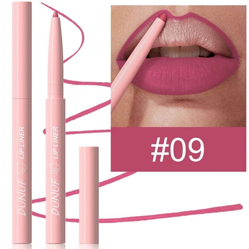 12 Kinds Of Waterproof Lip Liner In Different Colors Matte Finish Easy Coloring Non Fade Color Rendering Lip Gloss Beauty