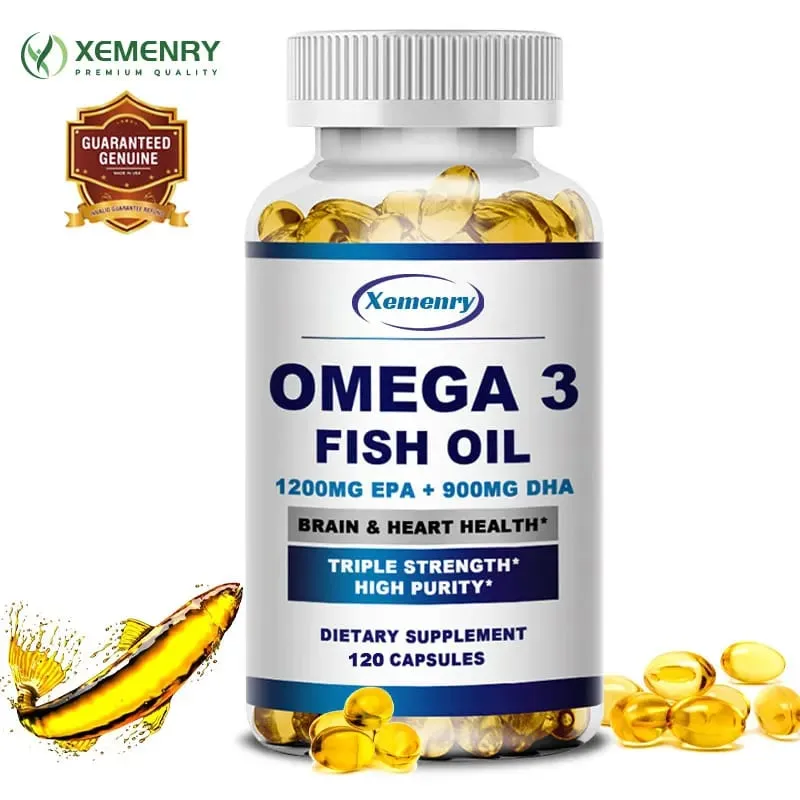 Omega 3 Fish Oil - Benefits The Cardiovascular System Protects Eye Fatigue Cognitive Function and Learning Ability — image 1