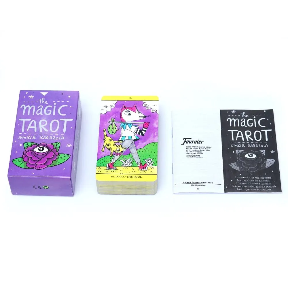 España Magiczne karty tarota w wersji hiszpańskiej Gra planszowa Talia wróżb dla początkujących Karty Oracle Talia tarota Impreza rodzinna — image 4