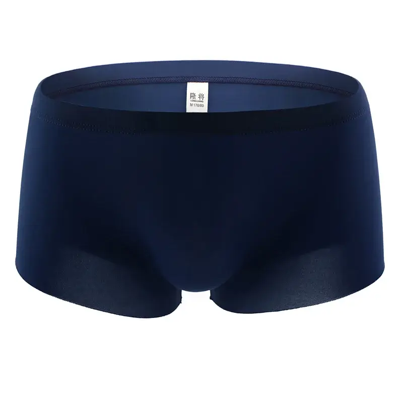 Men's Ice Silk Seamless Underwear Briefs Sexy U Convex Ultra-Thin Breathable Man Underpants Boxers — image 14