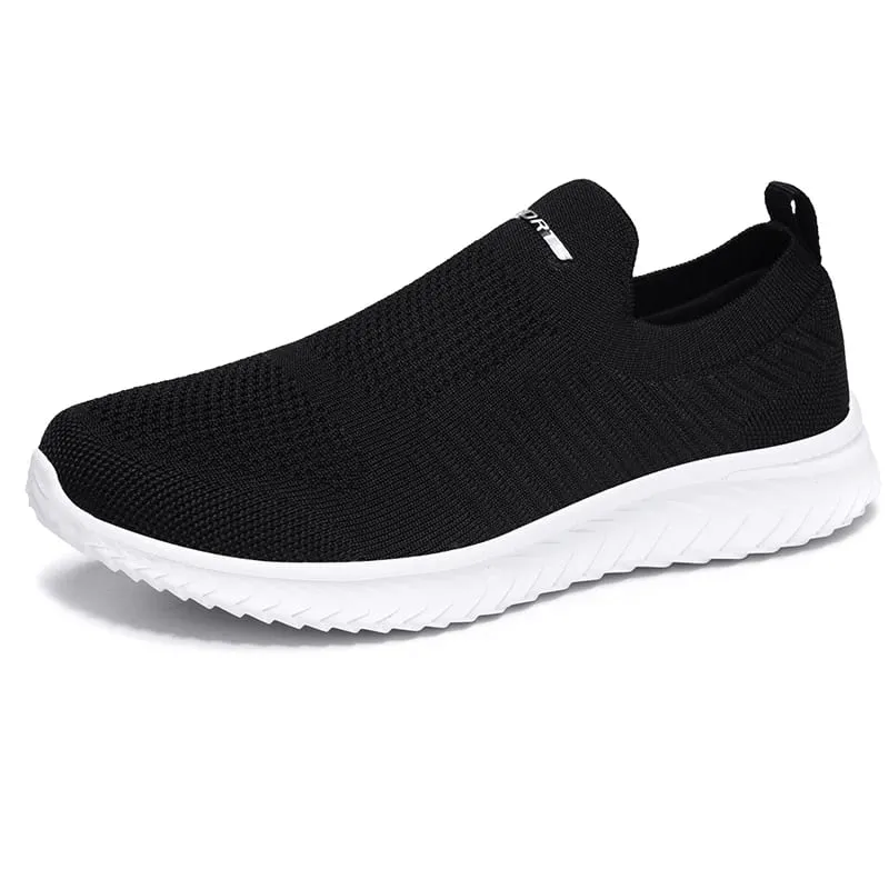 Men Vulcanize Shoes Mesh Men Shoes Lightweight Comfortable Men's Sneakers 2020 Autumn Fashion Slip On Flats Shoes Male Loafers — image 8