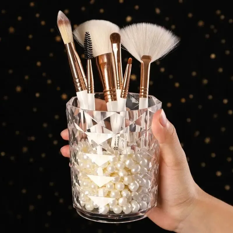Cosmetic Storage Dustproof Makeup Brush Storage Bucket Cosmetic Brush Holder Cup Dustproof Makeup Brush Storage Bucket Holder