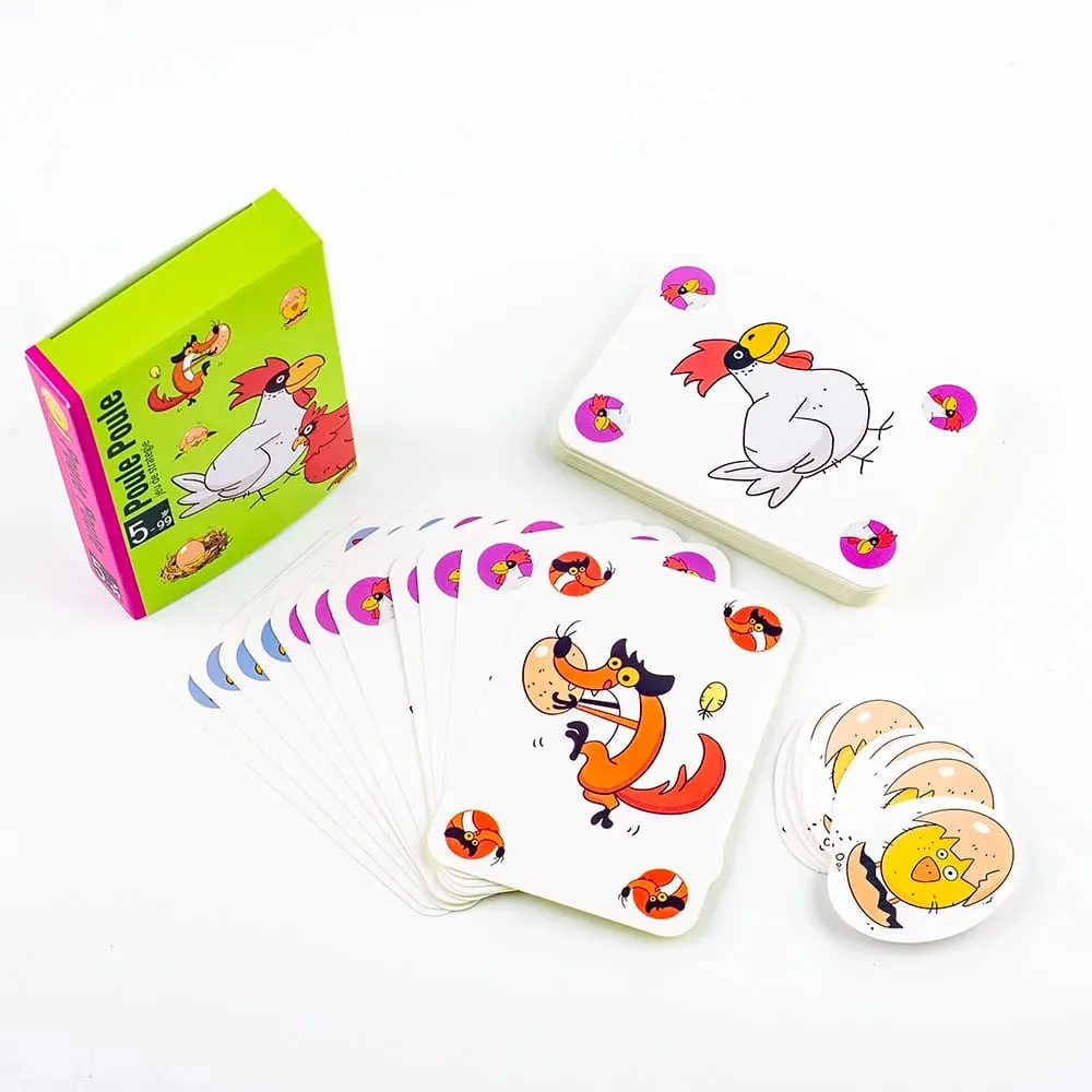 Jeux de société chauds poulet Chiu Chiu jeu de société Piou Piou décontracté jeu de cartes de fête jouets intellectuels cadeaux 10.5*7.5 cm — image 1