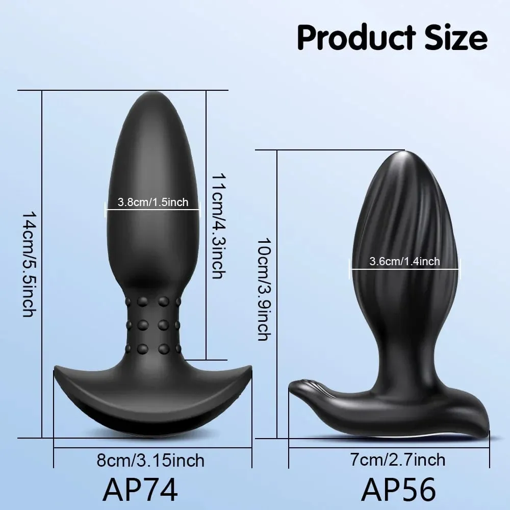 APP Control Rotation Butt Plug Anal Vibrator for Men Women 360° Wiggle Prostate Massager Anal Plug for Gay Sex Toy for Men — image 6