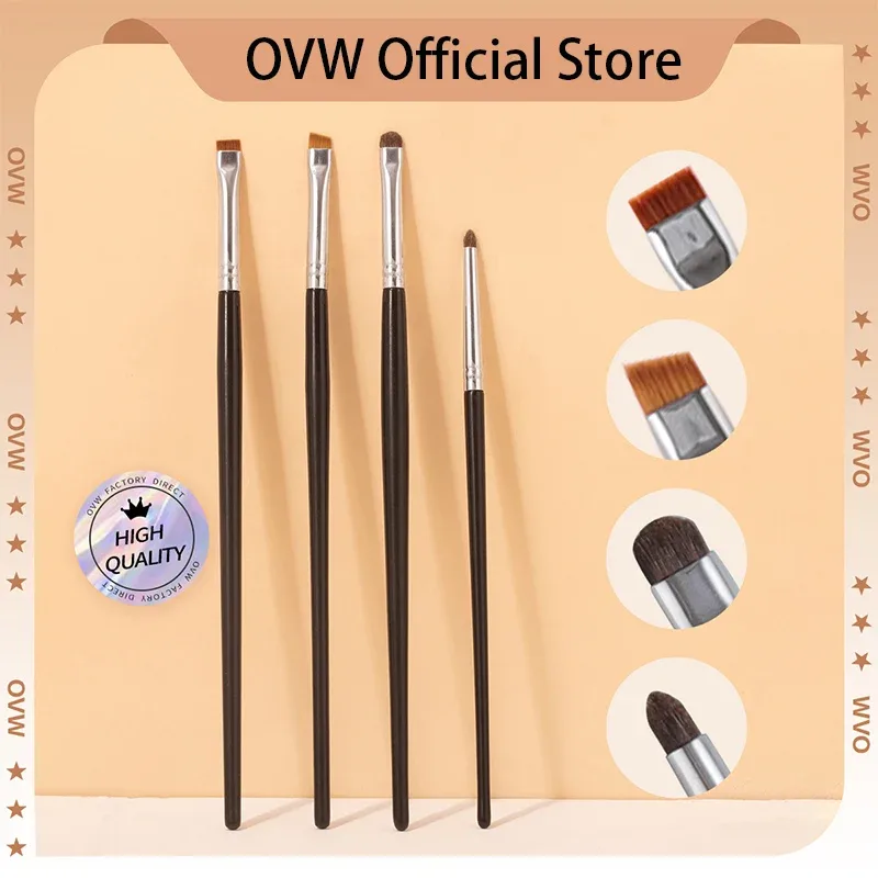 OVW Ultimate Eye Makeup Brush Set: Precision Eyeliner Detailing Blending Concealer and All-Purpose Brushes for Flawless Arti