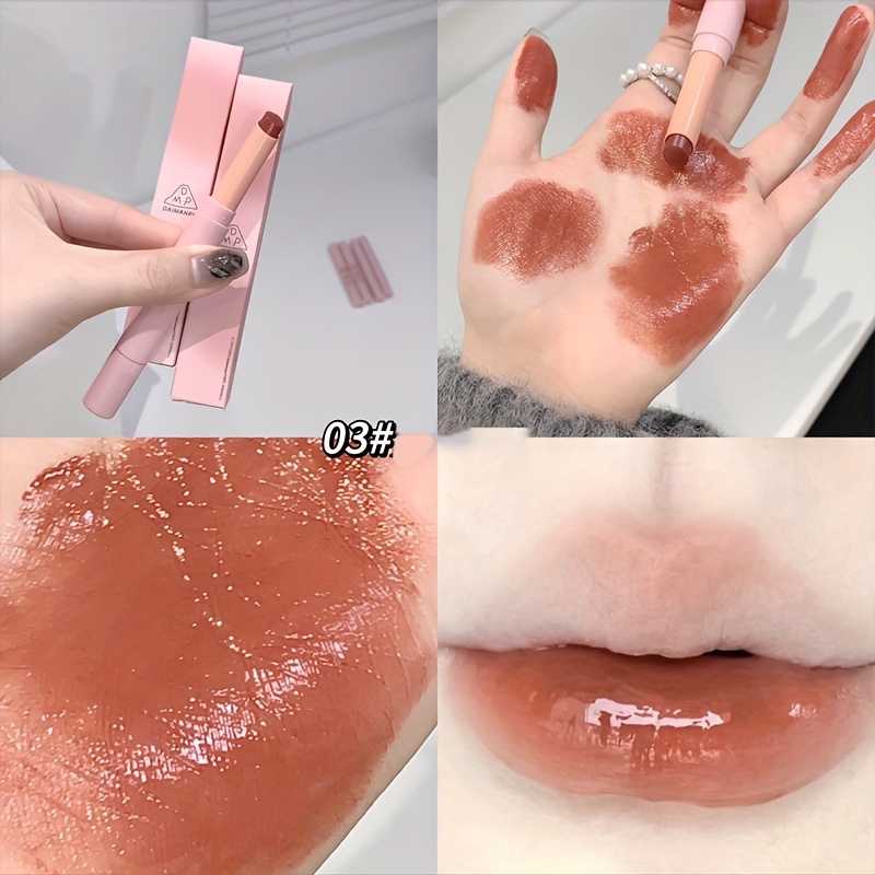 Hydrating Lipstick with Mirror Shine - Waterproof Long-Lasting Lip Tint in Rosy Hues for All Skin Types — image 11