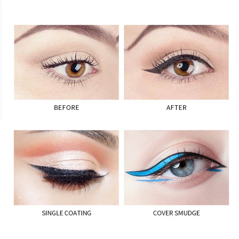 36H Black Quick-drying Eyeliner Waterproof Liquid Eye Liner Pen Long Lasting Smooth Pencil Not Blooming Eyes Makeup Cosmetics — image 4