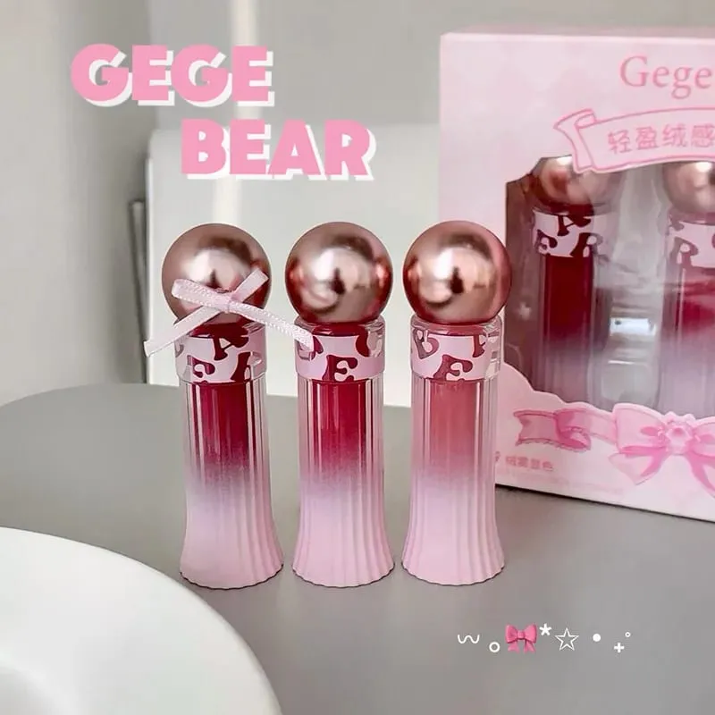 3 Color Matte Lip Gloss Set Moisturizes Long Lasts Water Proofs Sweat Proofs Non Transfer Liquid Lipstick 1box — image 4